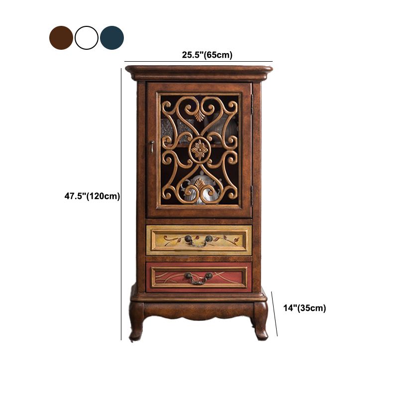 13.65-inch W Dresser Traditional Storage Chest with 2/3 Drawers