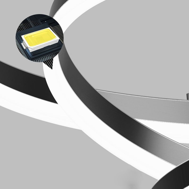 Modern Style Circles Pendant Light Fixtures Metal Multi Lights Suspension Pendant