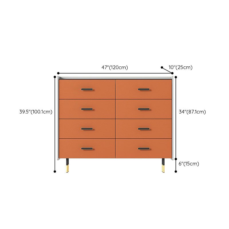 9.75-inch Width Storage Chest Dresser Modern Stone Storage Chest