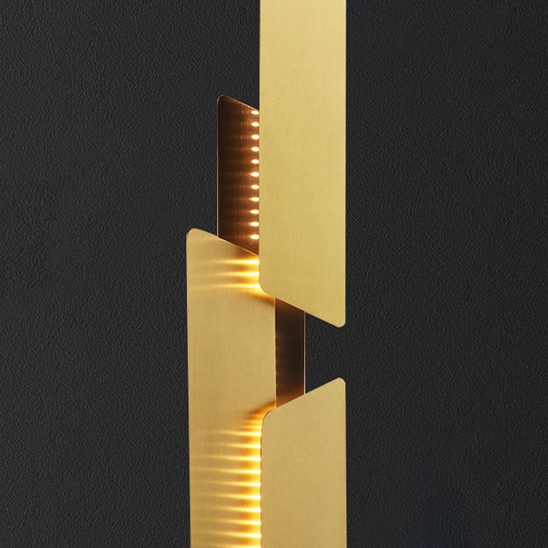 Metal Sconce Light Fixtures Gold Wall Mounted Lights for Bedroom