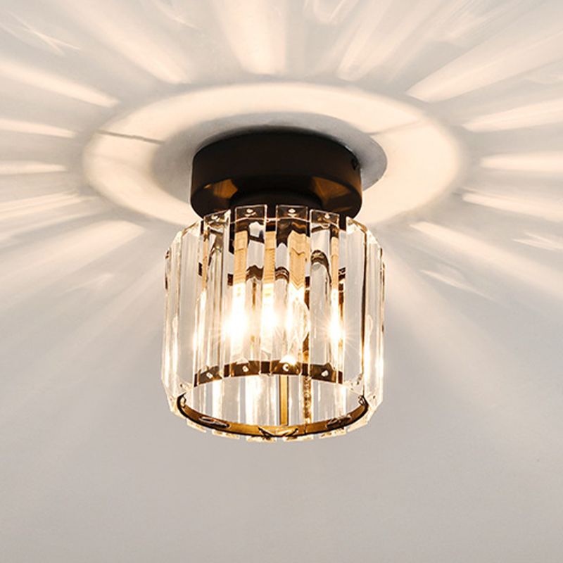 Ultra-Contemporary Flush Mount Ceiling Light Crystal Flush Light for Corridor