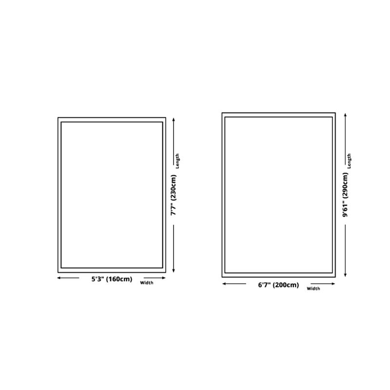 Minimalistisch tapijt Samenvatting Patroon Modern Rug Stain Resistant Polyester Area Teken voor woonkamer