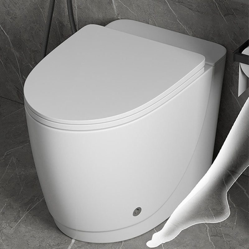 Siphon Jet Toilet Elongate One-Piece Floor Mounted Toilet with Dual Flush Mode