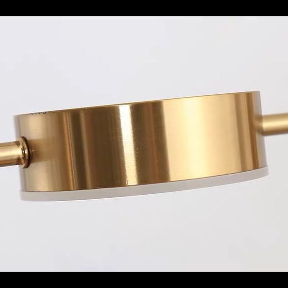 Minimalist Linear Island Lighting Metal 5-Light Dining Room LED Hanging Pendant Light