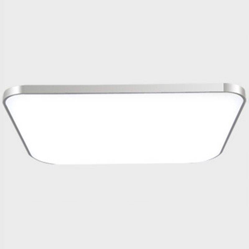 Luminaire encastré rectangulaire en aluminium, éclairage encastré LED minimaliste