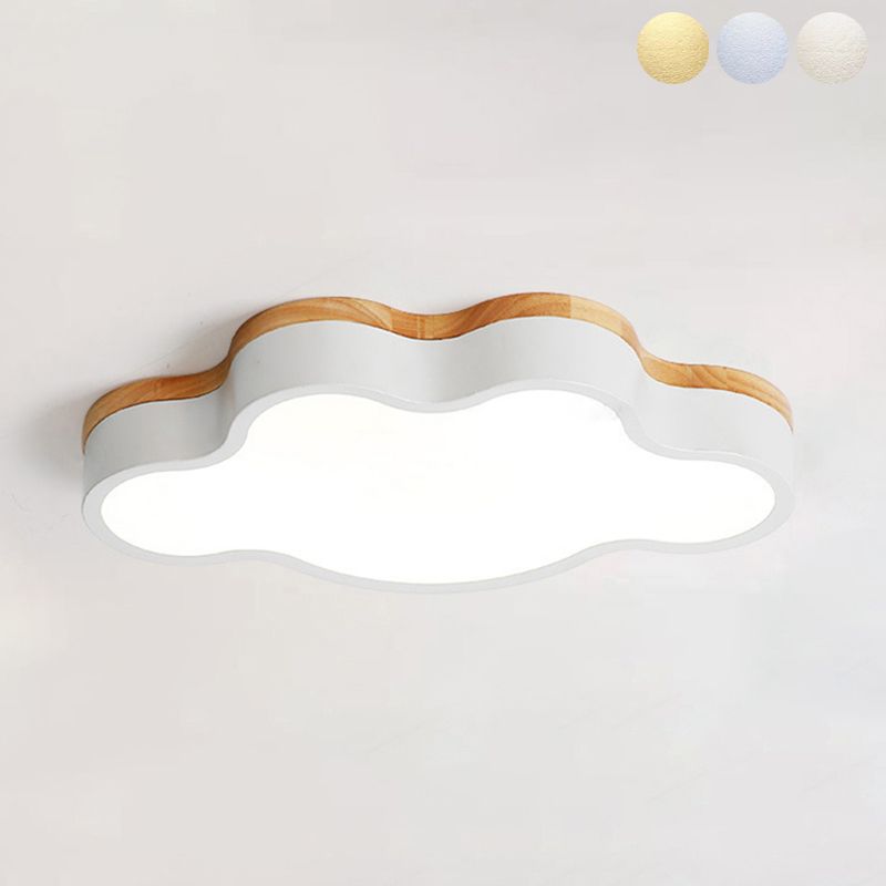 1-Light Flush Mount Nordic Macarons Flush Mount Ceiling Beleuchtung Befestigung