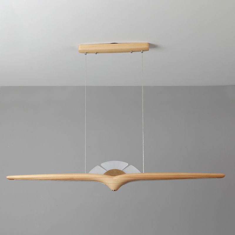 Wooden Hanging Island Lights Modern White Shade Island Lighting Ideas