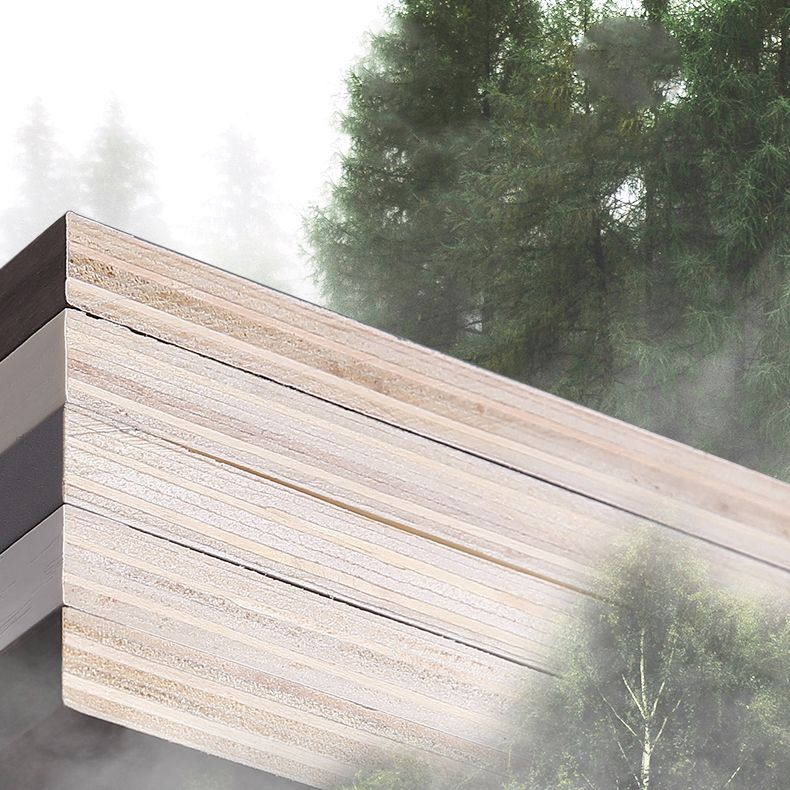 Wall Mount Vanity Mirror Single Sink Rectangle Door Wood Vanity with Drawers