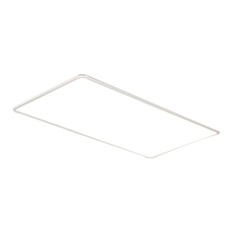 1 Light Geometric Flush Mount Lighting Simplicity Metal Ceiling Light