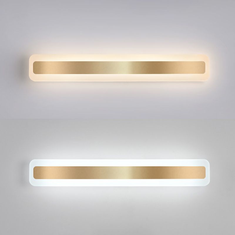 Square Metal Wall Mounted Vanity Lights Modern Vanity Lighting Fixtures for Bathroom