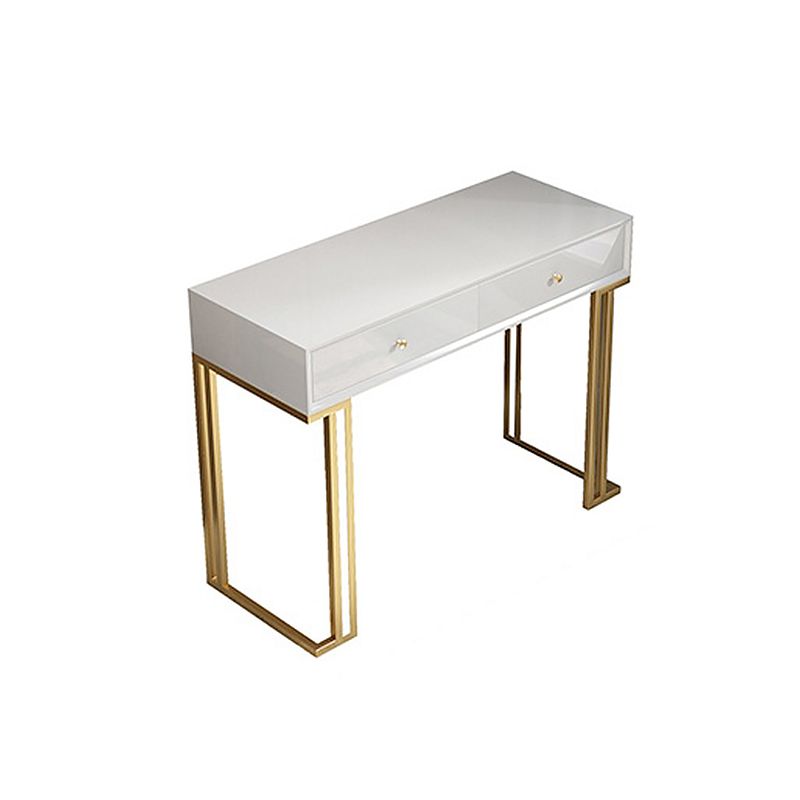 Glam Makeup Counter 18.11" Wide Vanity Tables with 2 Storage Drawers