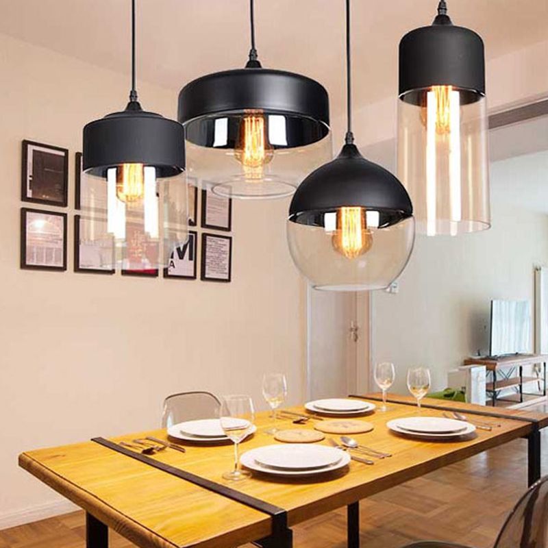 1 luminaires suspendus légers de style rétro de style industriel suspendu pour bar