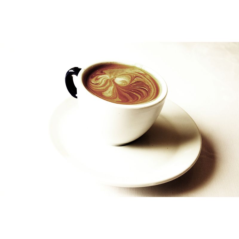 Light Color Coffee Mural Wallpaper Contemporary Mildew Resistant Commerce Shop