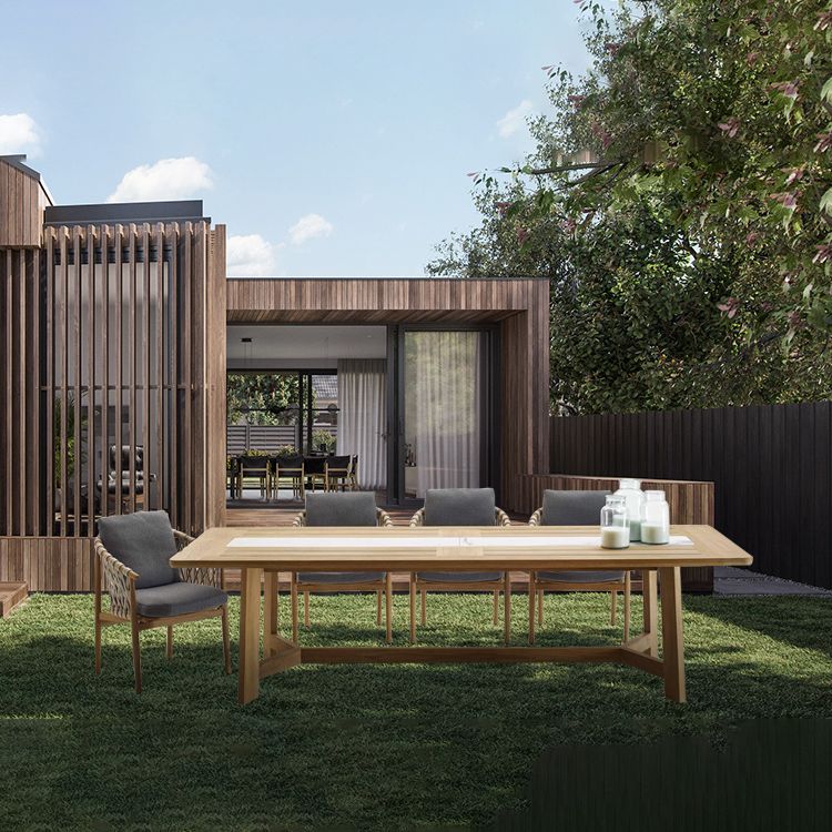 1/4/5/6/8 Pieces Dining Table Set Solid Wood Patio Dining Sets