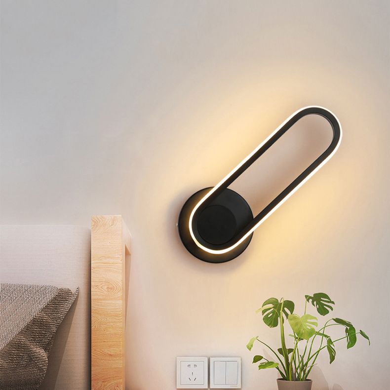 Modern Style Wall Sconce Rotatable LED Wall Mount Lamp for Living Room