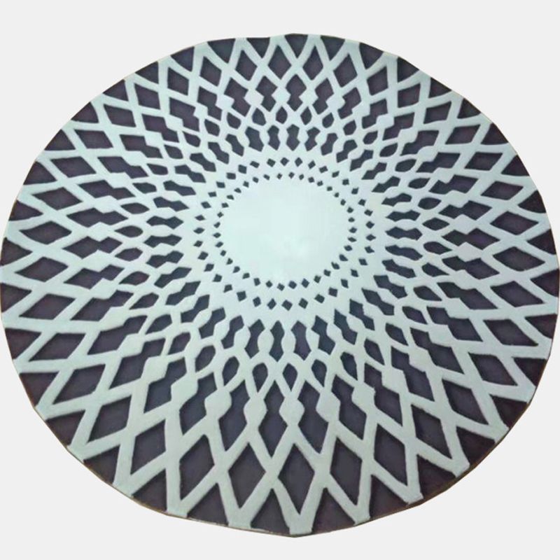 Modern Harlequin Patroon Tapijt Cowhide Round Tapijt Tapijt Non-Slip Backing Indoor Toe voor woningdecoratie