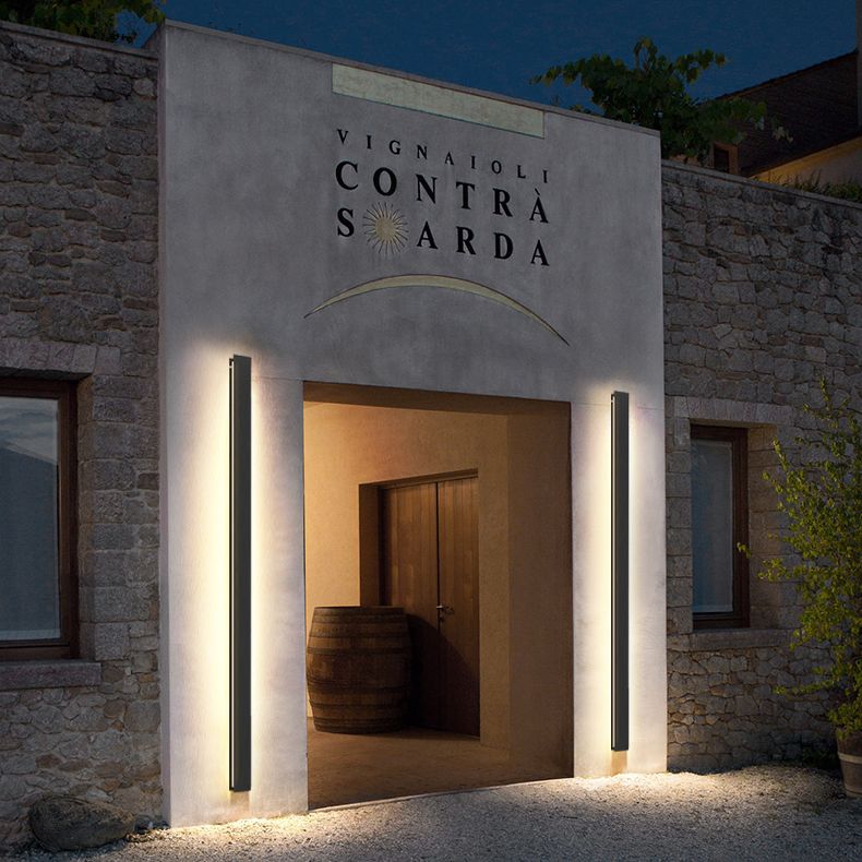 Moderner Stil Linearer Leuchtenleuchten Acryl 1 leichte Leuchten für Outdoor