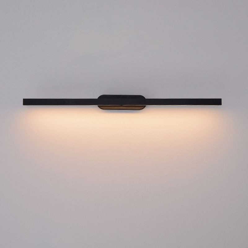 Modern Metal Wall Light Straight Rotatable 1 Light Wall Sconce for Bedroom