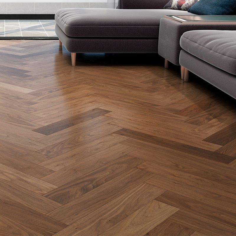 Traditional Flooring Tiles Solid Wood Wire Brushed Flooring with Click Lock