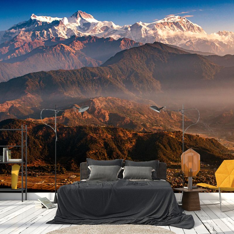 Contemporary Mountain Mural Wall Decor Environment Friendly for Living Room