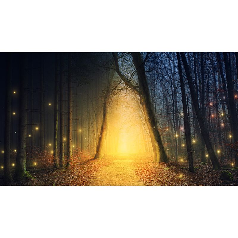 Forest Mural Wallpaper for Sitting Room Bedroom Decor, Moisture Resistant