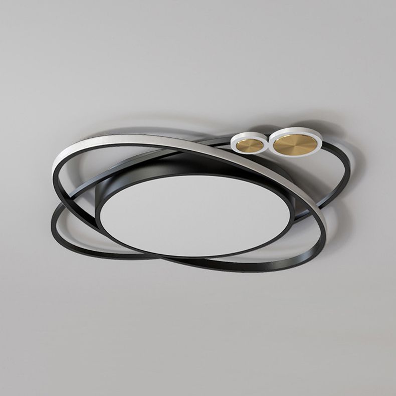 Acrylic Shade LED Flush Mounted Ceiling Lights Contemporary Lighting Fixture