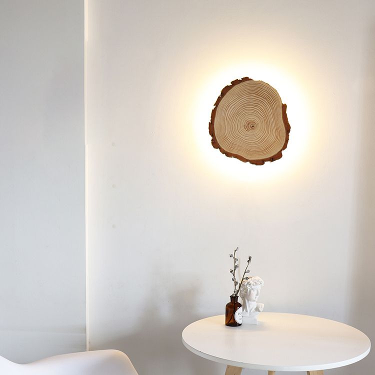 Moderne Wandbeleuchtung 1 Licht Wandleuchten Holzleuchten in Braun