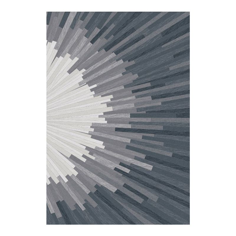 Minimalist Graphic Print Carpet Polyester Rug Stain Resistant Area Carpet for Living Room