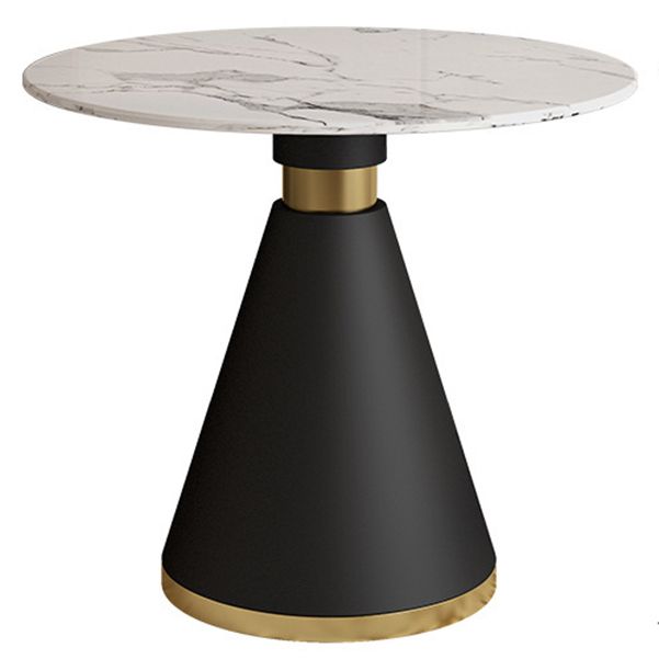 Glam 1/2/5 Pieces Dining Set Round Shape Sintered Stone Dining Table Set
