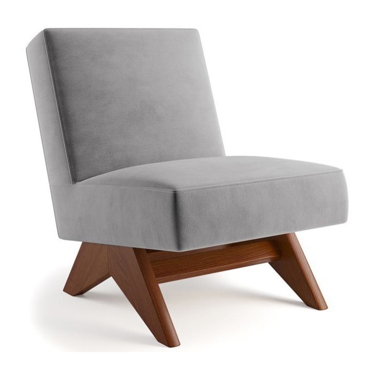 Mid-century Modern Slipper Chair Living Room Fino Accent Chair