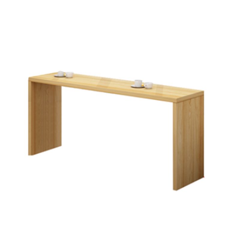 Modern Rectangle Pub Table Set 1/2/3 Pieces Solid Wood Counter Table for Indoor