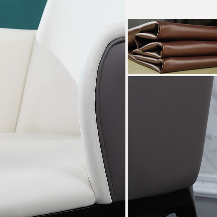 Round 1/5 Pieces Dining Set Glam Style Faux Marble Dining Set for Home Use