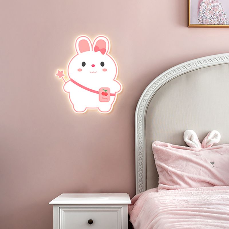 Stile per bambini a forma unica muro di metallo 1 luce da parete leggera luce