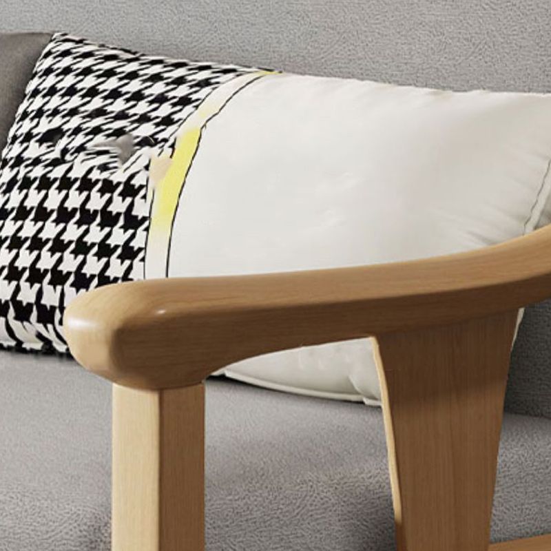 Contemporary Foldable Futon Sleeper Sofa Square Arms Futon and Mattress