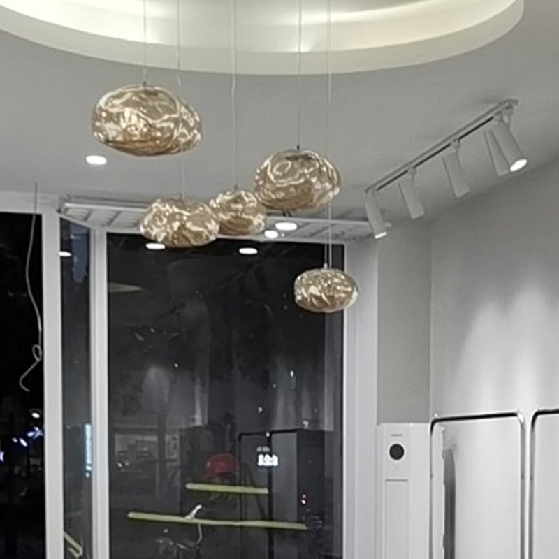 Modern Style Glass Hanging Light Creative Pendant Lighting Fixture for Dining Room