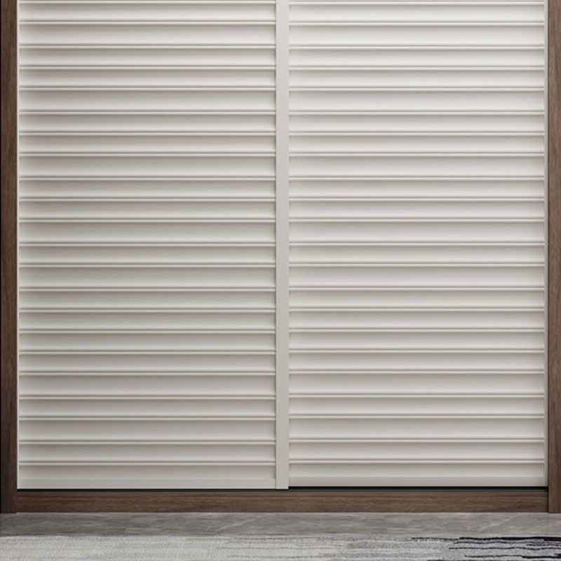 Wooden Wardrobe Armoire Traditional Style Wardrobe Cabinet for Bedroom