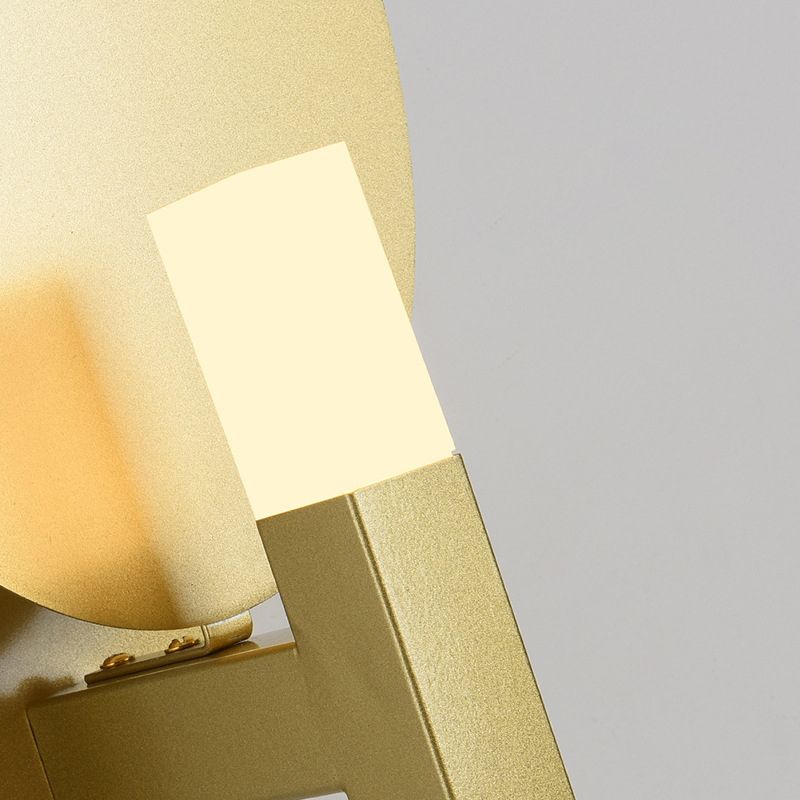 1-Light Geometric Wall Lights Modern Metal Wall Light Fixture