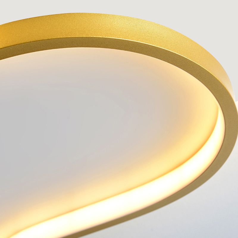 Coeur encastré luminaire chambre simple acrylique plafonnier