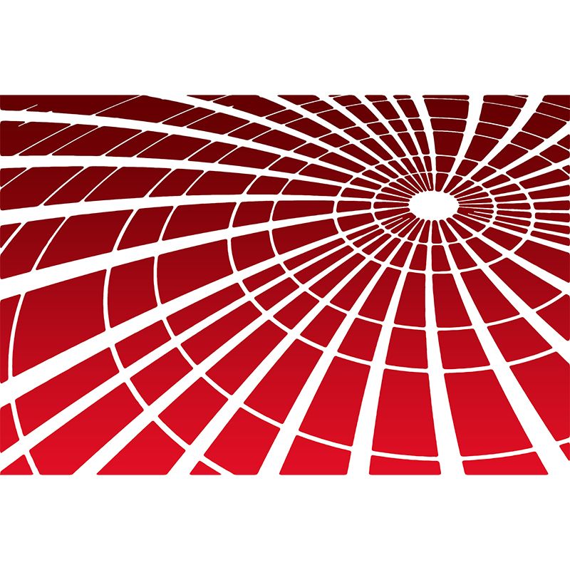 Geometric Illustration Minimalist Wall Mural Decal in Natural Color, Water Resistant