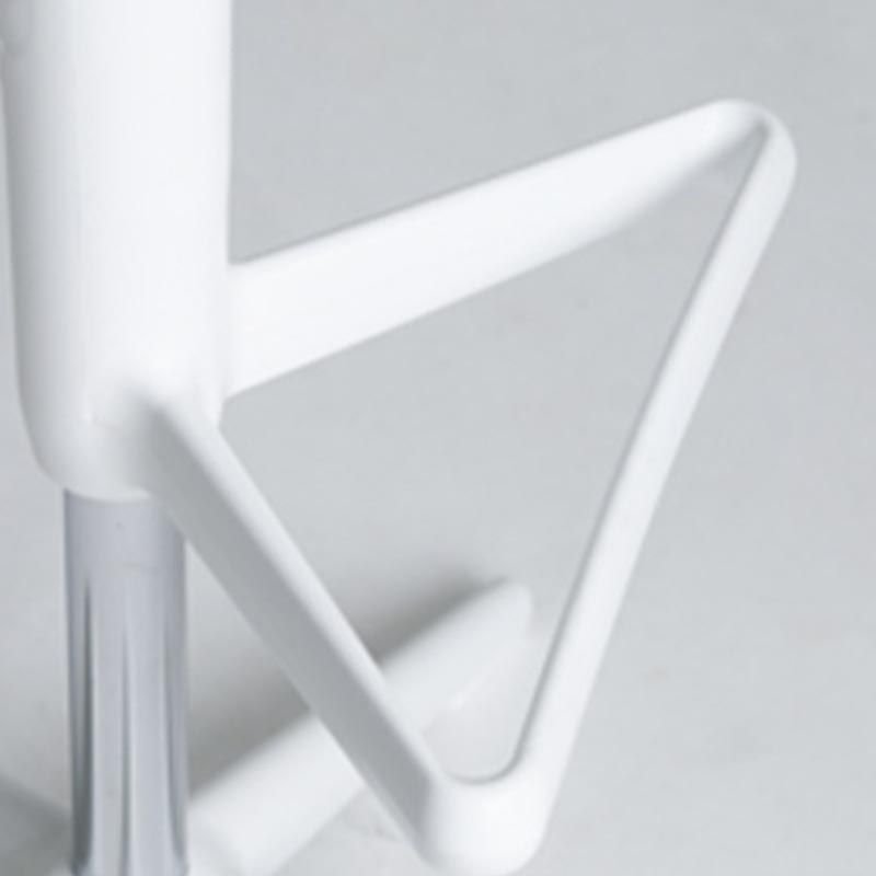 Scandinavian Adjustable Height Bar Stool Plastic Footrest Stool