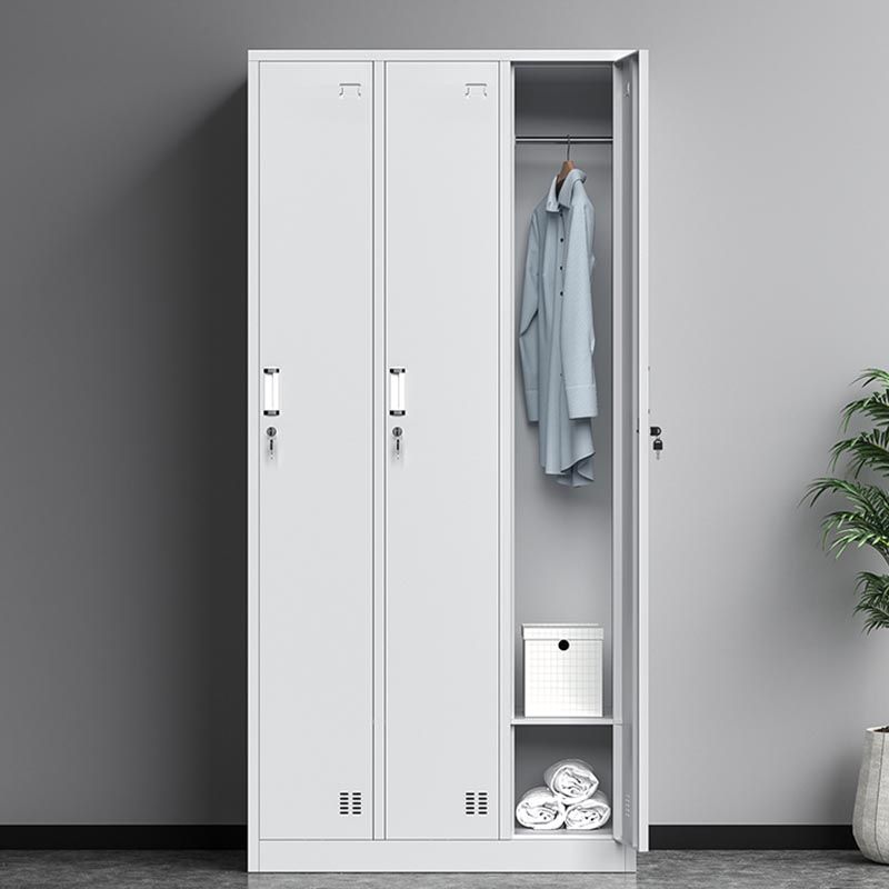 Contemporary Wardrobe Steel Bedroom Wardrobe Closet with Lock