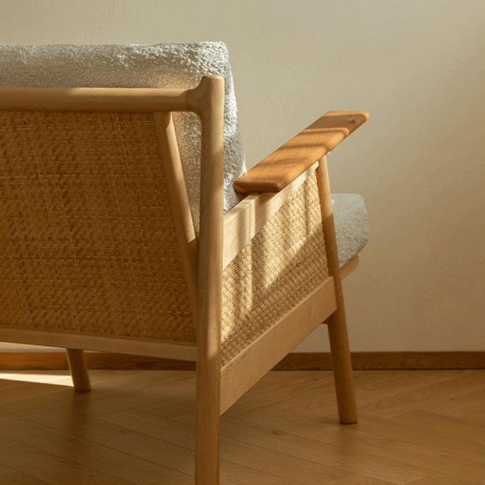 Modern Style Rattan Rocking Chair Indoor Sofa Rocking Chair for Break