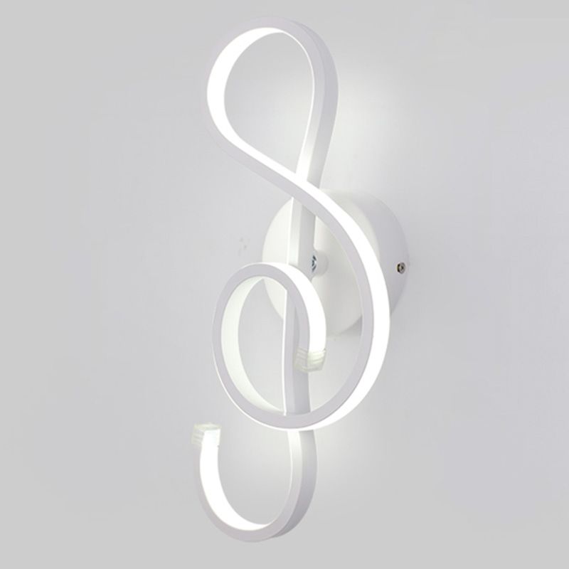 Metal Twist Sconce Light Fixture Modern Style LED Wall Mount Light Fixture for Bedroom