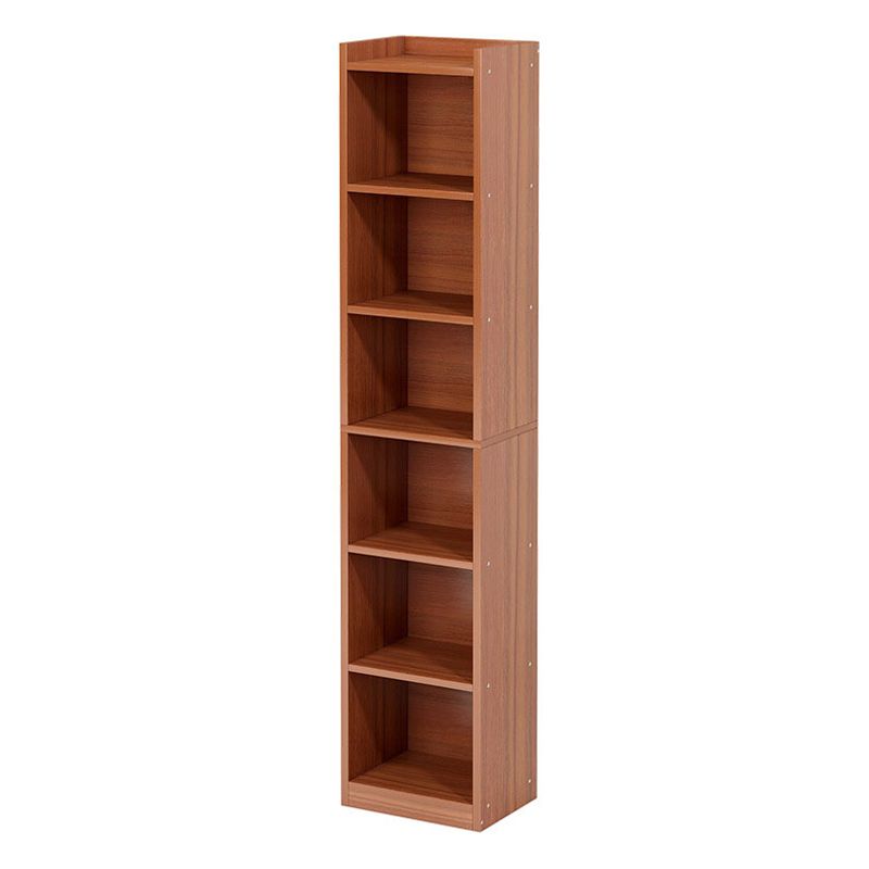 Modern Vertical Standard Bookshelf Manufactured Wood Bookcase for Living Room