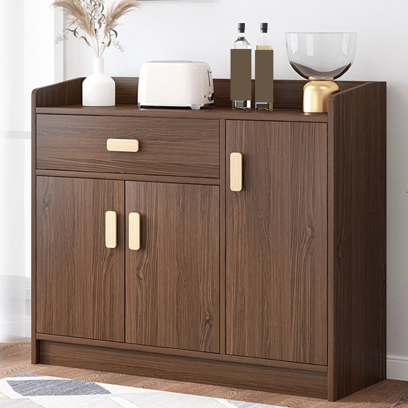 Modern Wood Accent Cabinet with Drawer Rectangle Side Cabinet