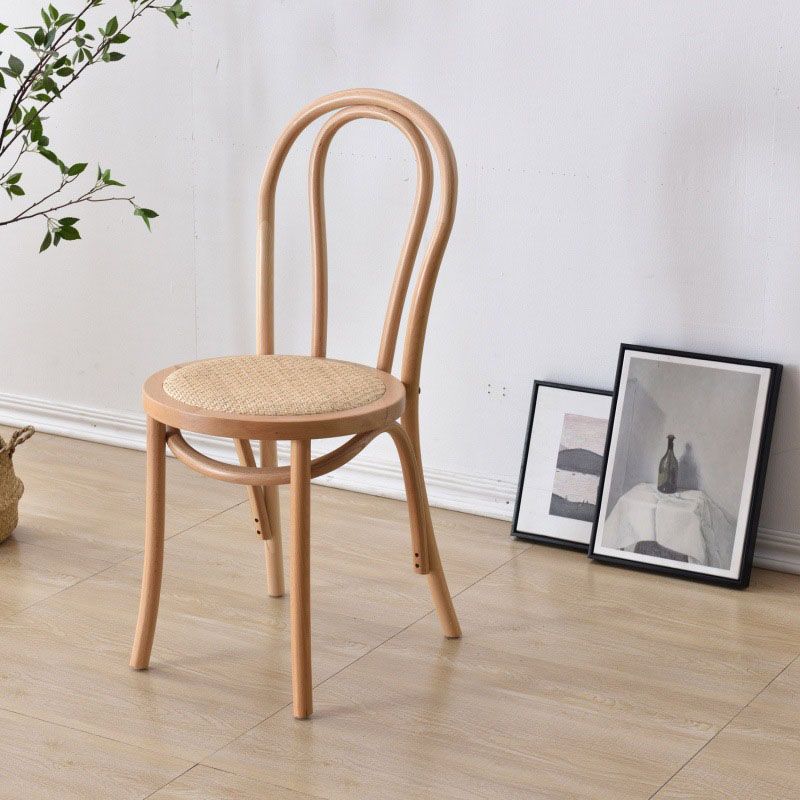 Comedor de madera tradicional, cocina, silla lateral, silla trasera Windsor