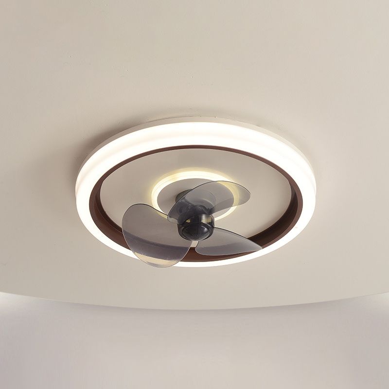 Makkaronringförmige, bündelte Lampe Acryl Schlafzimmer LED Deckenventilator Licht