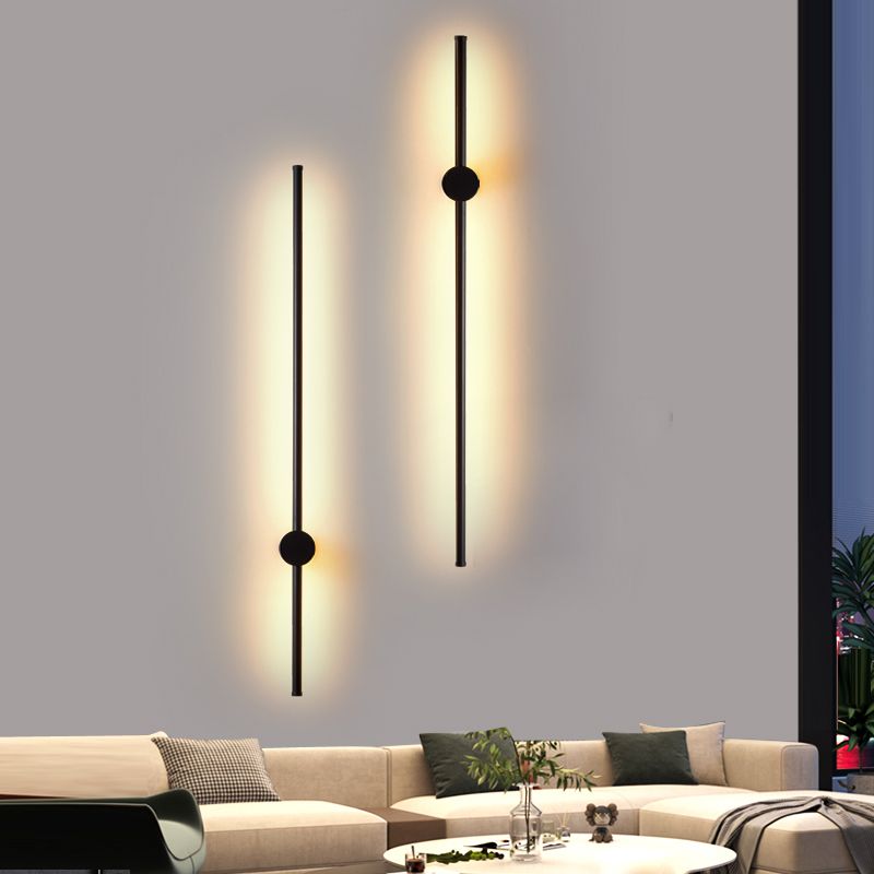 Linear Wall Mounted Lamps Modern Style Metal Multi Lights Wall Lighting Ideas