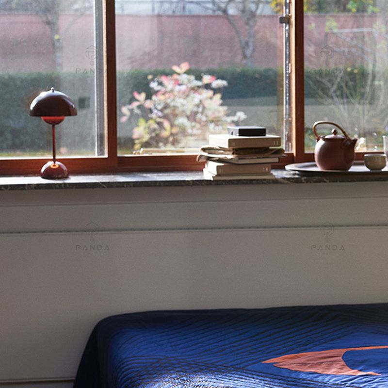 Lampada da tavolo a forma di gemme nordico colorato lampada da tavolo toccante per camera da letto