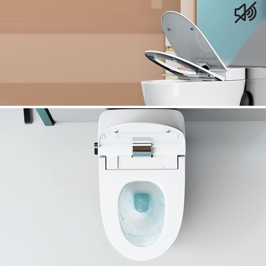 Modern Siphon Jet Toilet Concealed Tank Flush Toilet with Toilet Seat